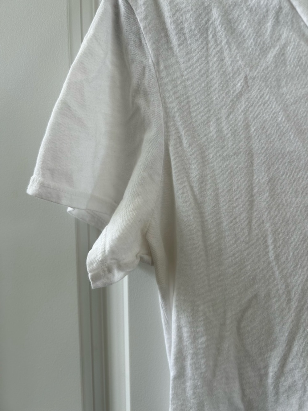 Frank & Eileen Tee Lab White Cotton Scoop Neck Tee XS USA Made - Picture 5 of 7